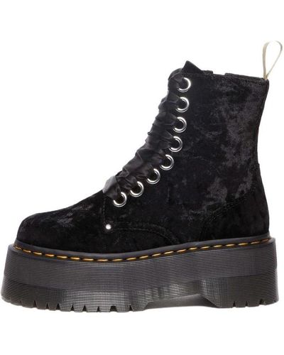 Dr. Martens Dr.martens Flora Velvet in Black Lyst