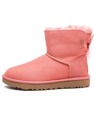 UGG Mini Bailey Bow Ii Fleece Lined - Pink
