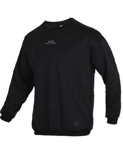 adidas Running Sports Shirt Sweater - Black