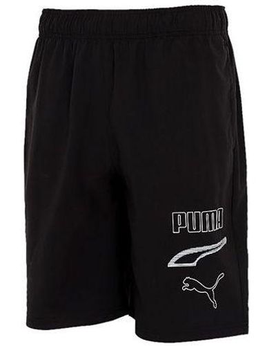 PUMA Rebal Woven Shorts - Black