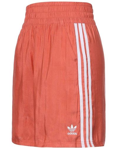 adidas Originals Satin Sports Shorts - Pink