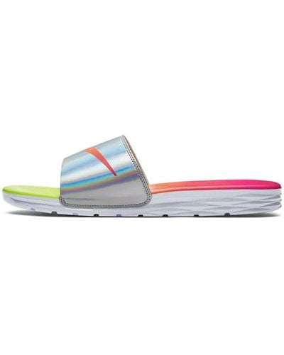 Nike Benassi Solarsoft Rio Olympics Usa Pink - Blue