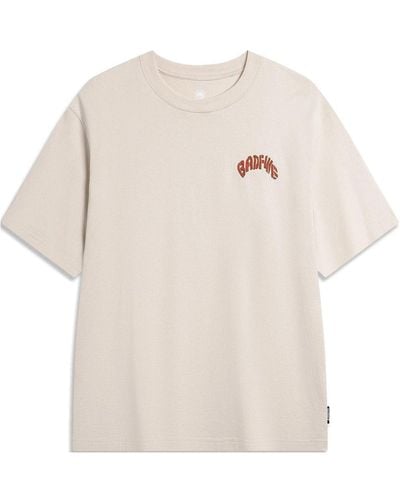 Li-ning Badfive Hoops Graphic T-shirt - Natural