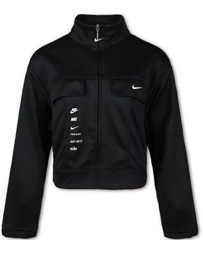 Nike Sportswear Swoosh Cargo Jacket - Black