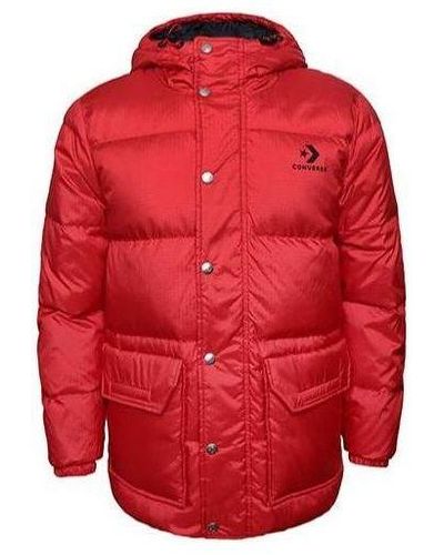 Converse Down Fill Puffer Jacket - Red