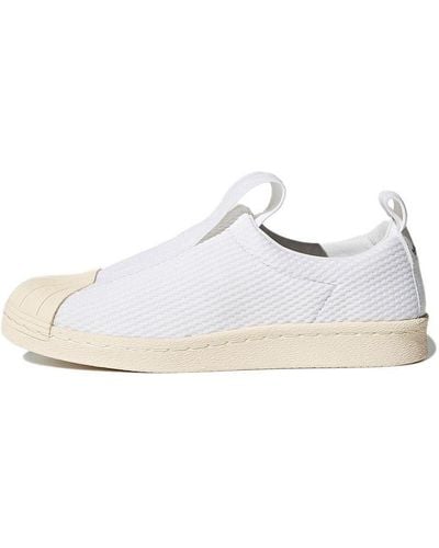 Adidas superstar top slip on bw3
