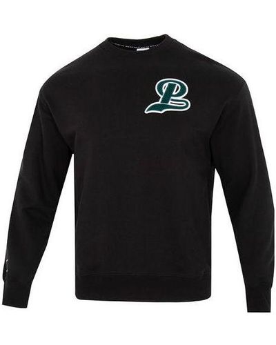 PUMA Team Crew Logo Sweatshirt - Black