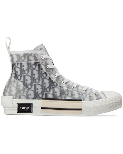 Dior B23 Oblique High-top Sneaker - Gray