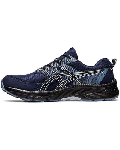 Asics Gel Venture 9 S Trail Running Shoes Midnight 8.5 - Blue