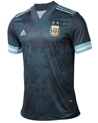 adidas Au Player Edition Argentina Away Breathable Short Sleeve Soccer - Blue