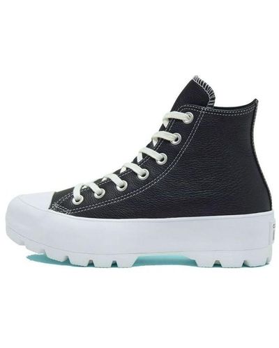 Converse Chuck Taylor All Star lugged Leather High - Blue