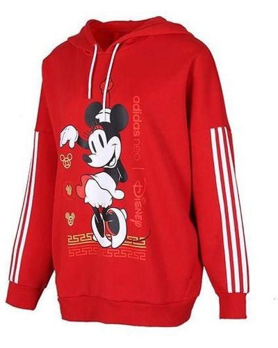 adidas Neo X Disney Mickey Mouse Crossover Cny Printing - Red
