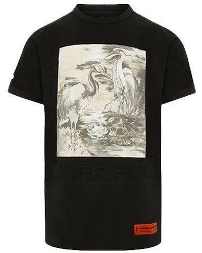 Heron Preston Heron Birds Short-sleeve T-shirt - Black
