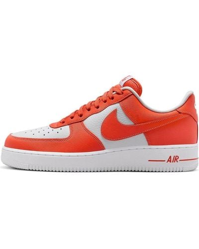 Nike Air Force 1 '07 Shoes Leather - Red