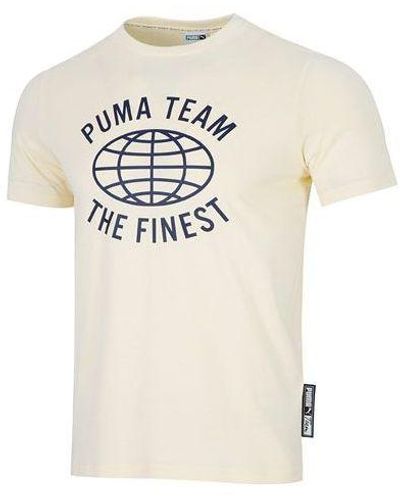 PUMA Team Graphic Tee - White