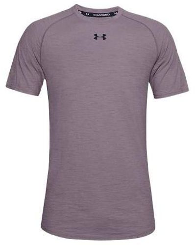 Under Armour Charged Cotton T-shirt - Purple