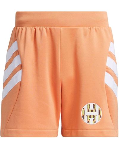 adidas Harden Graphic Shorts - Orange