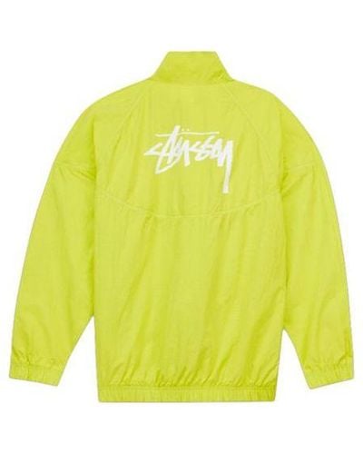 Stussy X Nike Crossover Long Sleeves Training Jacket Green - Yellow