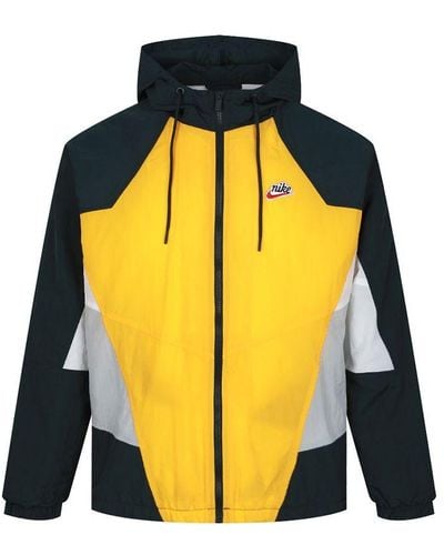 Nike Sportswear Heritage Windrunner Hooded Woven Jacket - Yellow