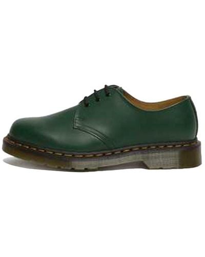 Dr. Martens 1461 Smooth Leather Oxford Shoes - Green