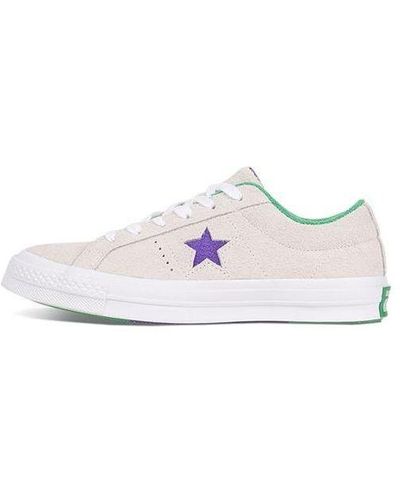 Converse One Star Ox Grand Slam Suede - White