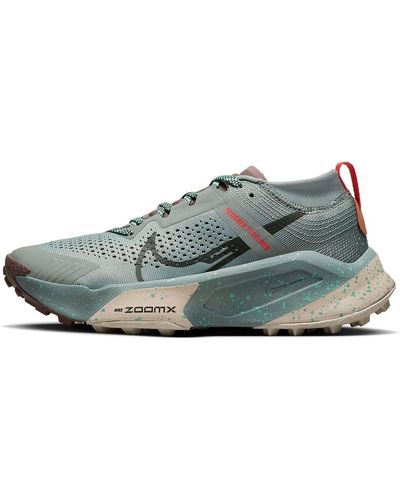 Nike Zoomx Zegama Trail Running Shoe - Blue