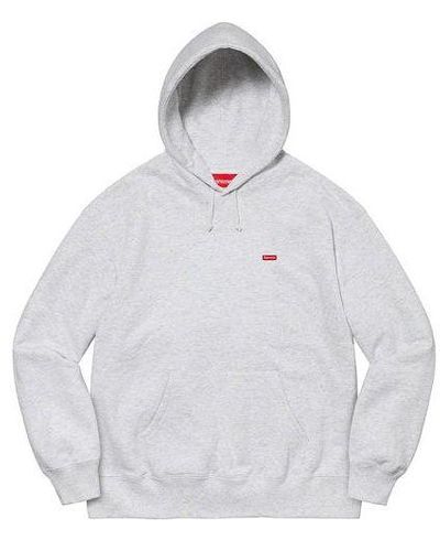 Supreme Small Box Hooded Sweatshirt - Gray