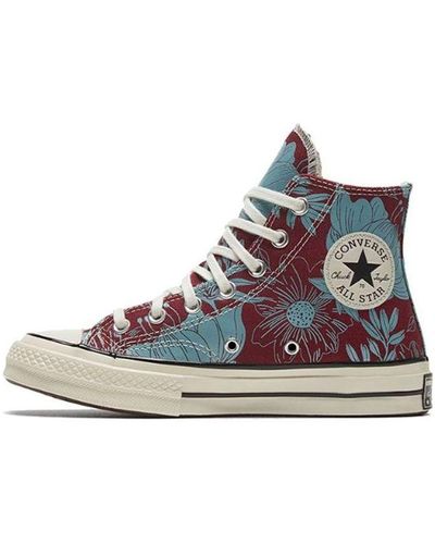 Converse Chuck Taylor All Star 1970s Blue Floral Sneakers