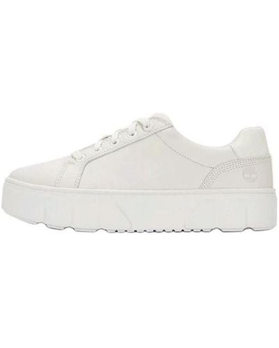 Timberland Low Lace Up Sneakers - White