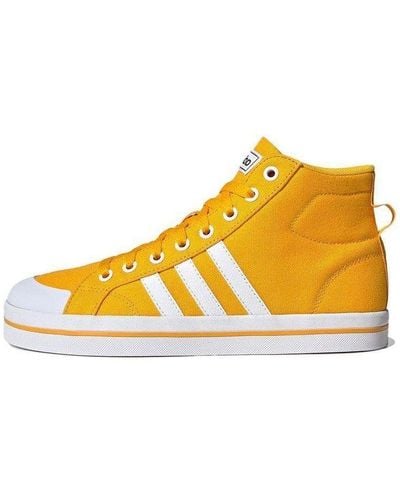 adidas Neo Bravada Mid Shoes - Yellow