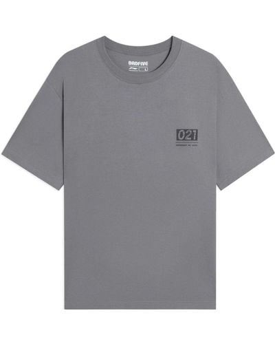 Li-ning Badfive Graphic Loose Fit T-shirt - Gray