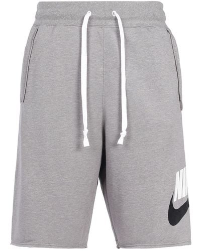 Nike As Sportswear Spe Ft Alumni Short Logo - Gray