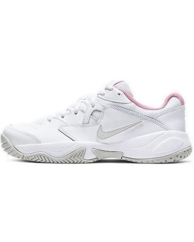 Nike court lite pink deals foam