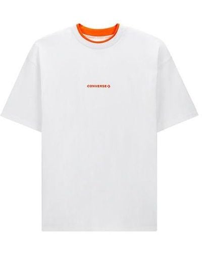 Converse All Star Casual Round Neck Short Sleeve - White