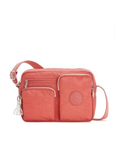 Kipling Crossbody Bag Albena M Vintage Pink Orange Medium