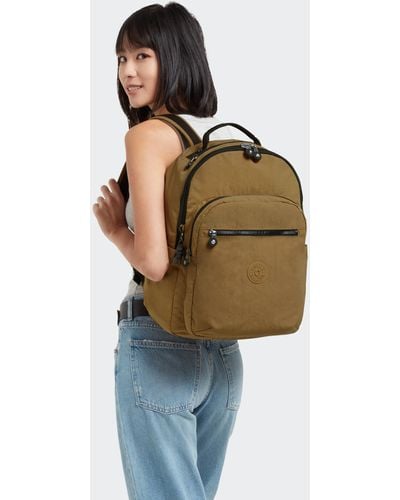 Kipling Backpack Seoul Warm C Large - Brown