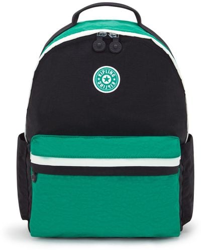 Kipling Backpack Damien M Deep G Black Bl Large - Green