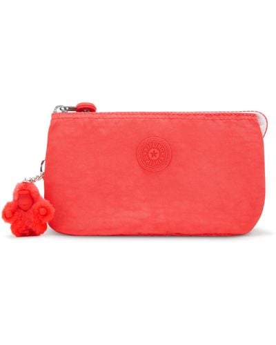 Kipling Pouch Creativity L Almost Coral Large - Red