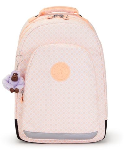 Kipling Backpack Class Room Girly Tile Prt Large - Pink