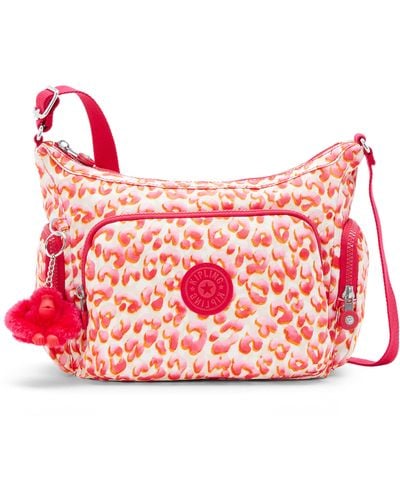 Kipling Crossbody Bag Gabb S Latin Cheetah Medium - Pink