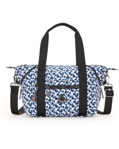 Kipling Shoulder Bag Art Mini Curious Leopard Small - Blue