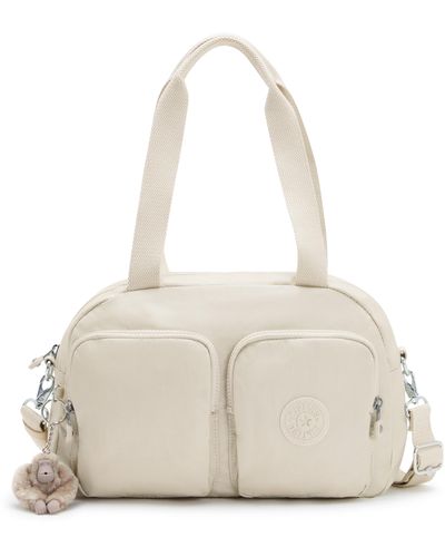 Kipling Shoulder Bag Cool Defea Pearl Medium - White