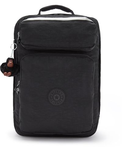Kipling Large Backpack With Laptop Sleeve - Black