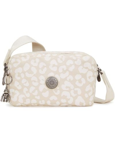 Kipling Crossbody Bag New Milda White Cheetah J Small - Natural