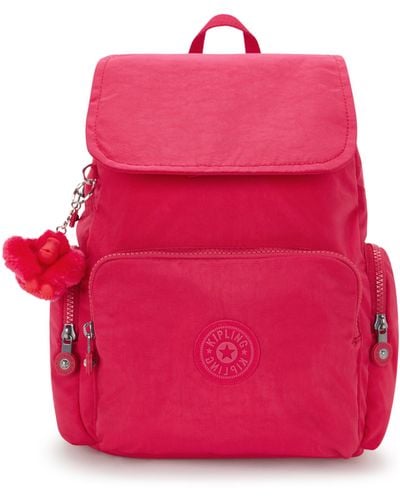 Kipling Backpack City Zip S Confetti Small - Pink