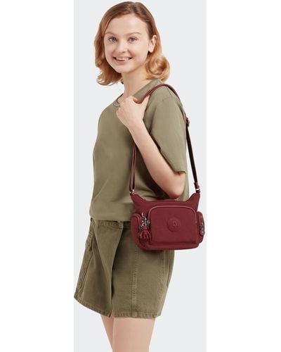 Kipling Crossbody Bag Gabbie Mini Flaring Rust Extra Small - Red