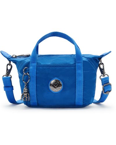 Kipling Crossbody Bag Art Compact Satin Small - Blue