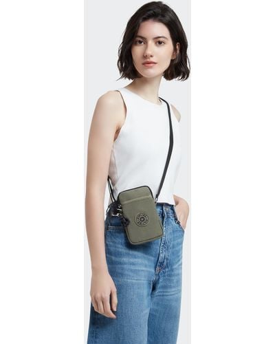 Kipling Phone Bag With Adjustable Crossbody Strap - Black