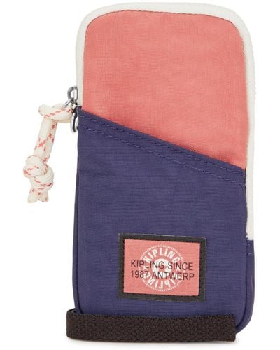 Kipling Phone Bag Clark Ultimate Nav Bl Small - Pink