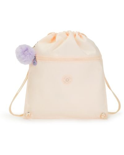 Kipling Backpack Supertaboo Tender Blossom Medium - Natural